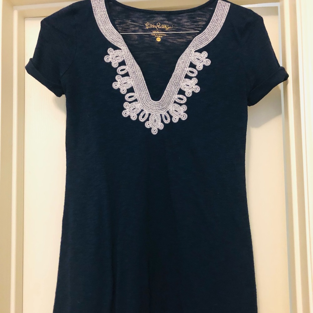 Lilly Pulitzer Brewster dress xxs navy